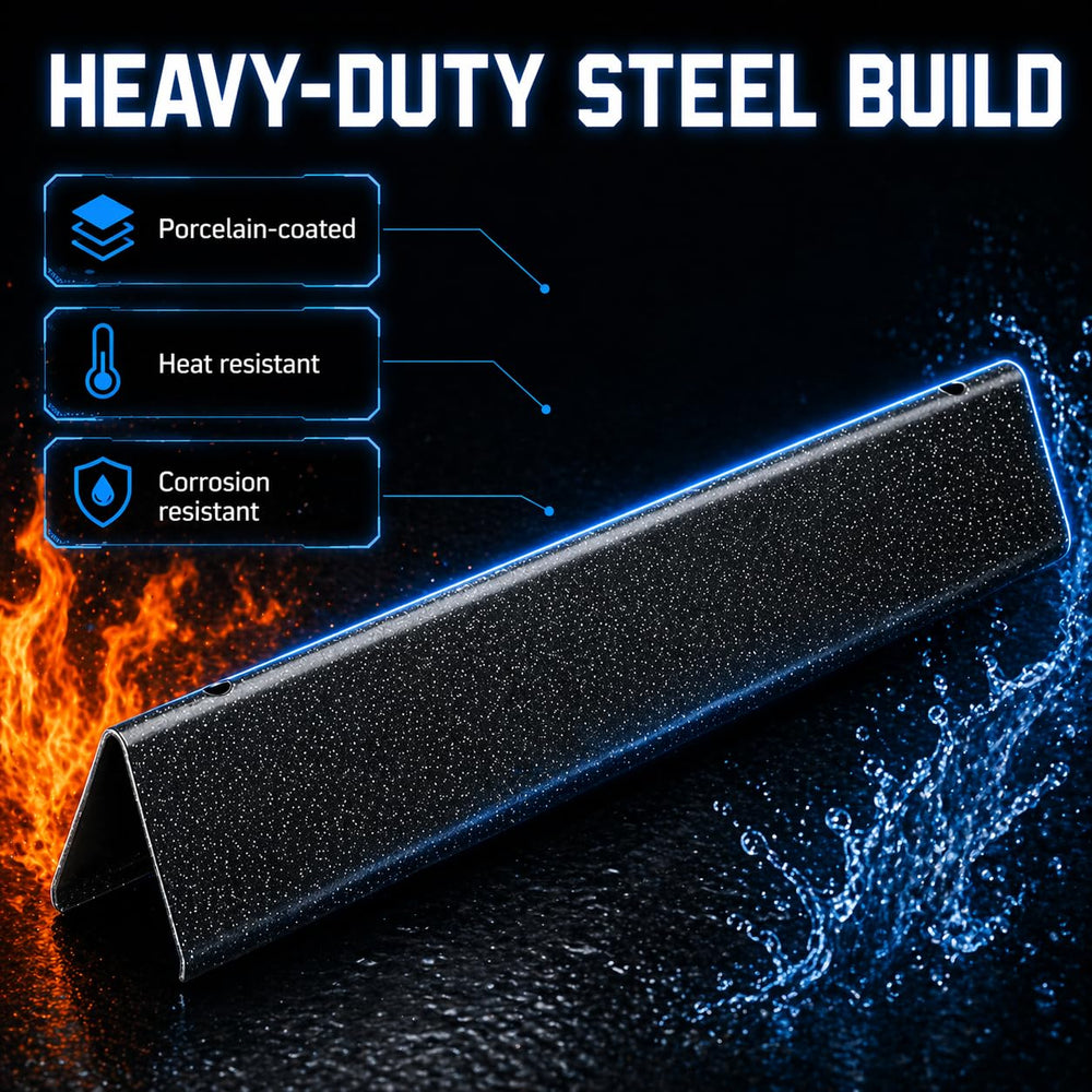 Uniflasy Flavorizer Bars demonstrating even heat distribution