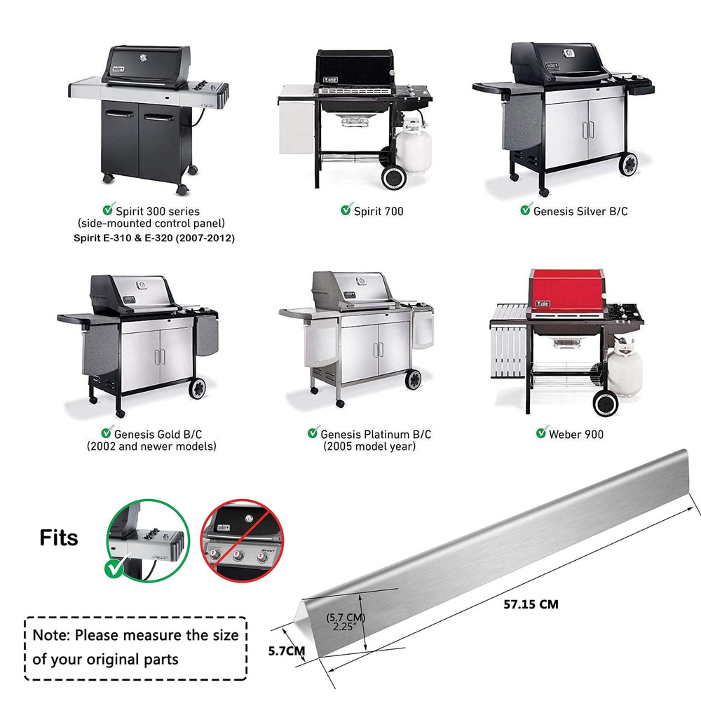 Uniflasy Flavorizer Bars for Genesis grill model