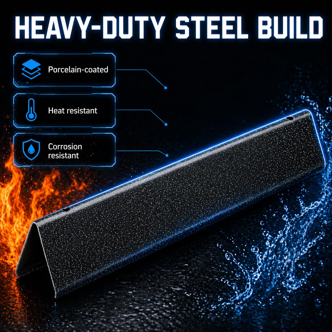 Uniflasy Flavorizer Bars for grilling smoky flavour