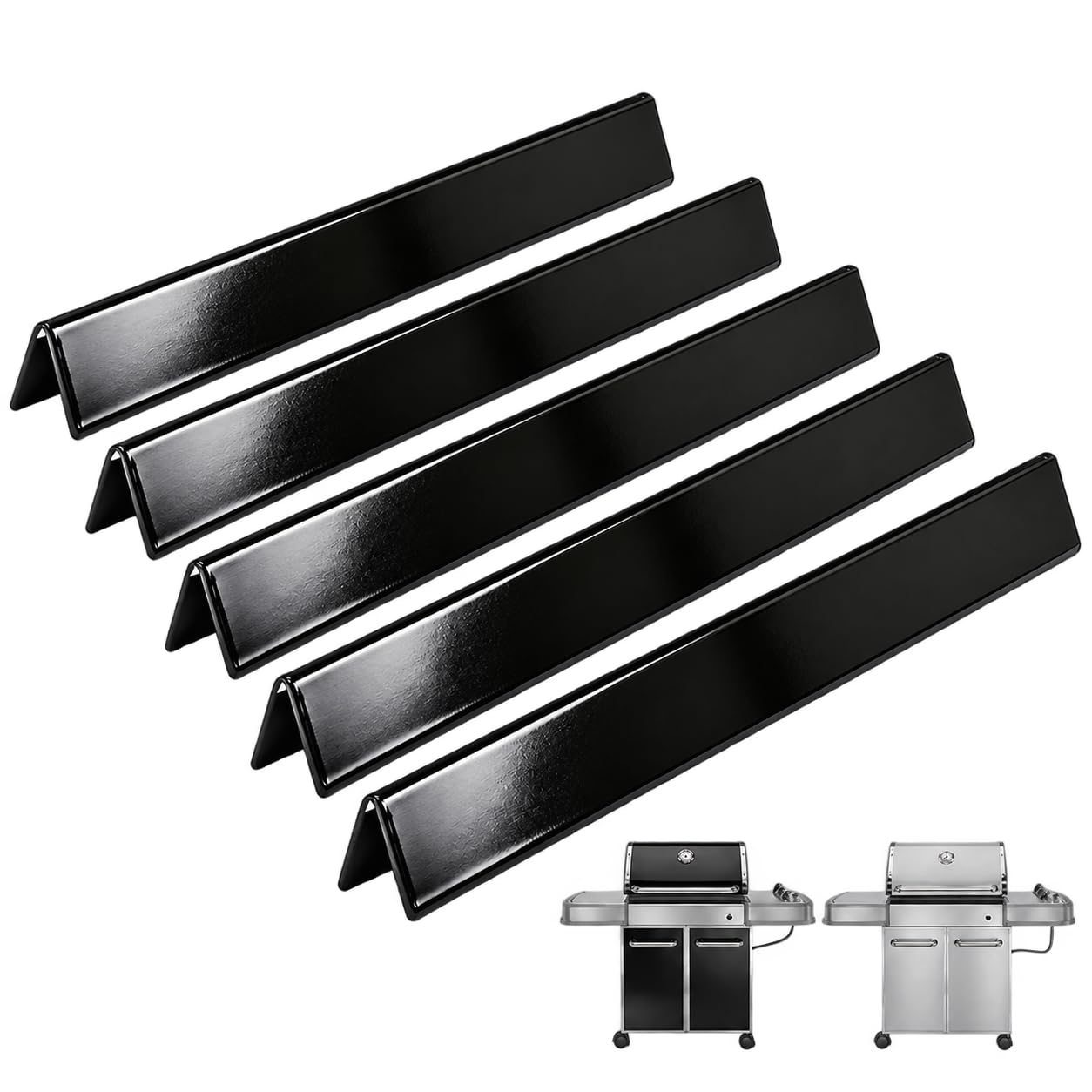 Uniflasy Flavorizer Bars for Weber Genesis 300 Series front view
