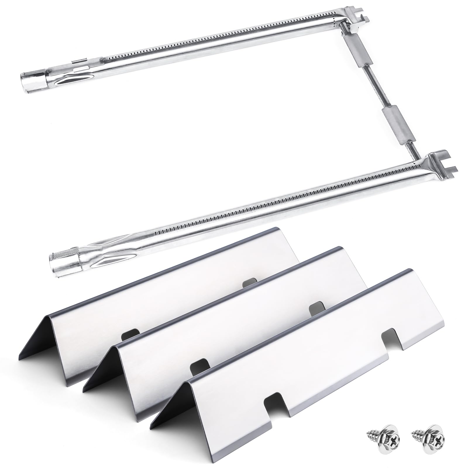 Uniflasy Flavorizer Bars for Weber Spirit grill, stainless steel