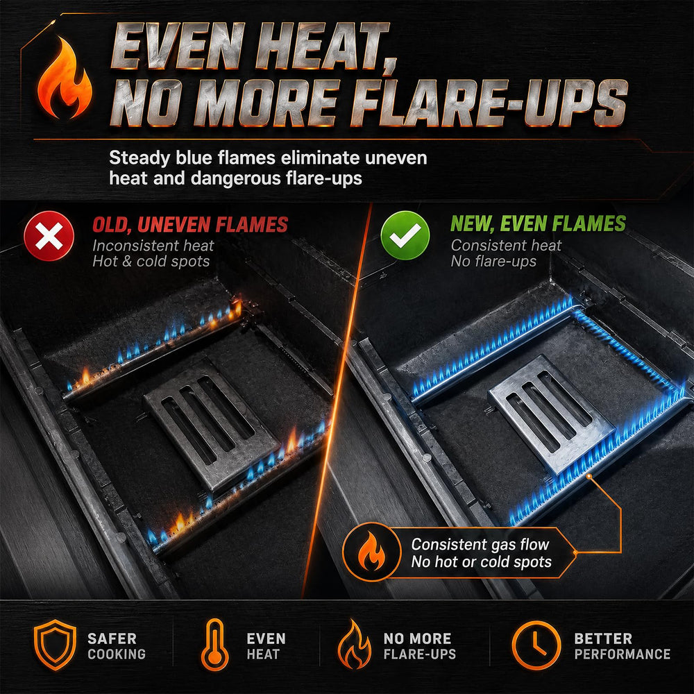 Uniflasy Flavorizer Bars set with dimensions