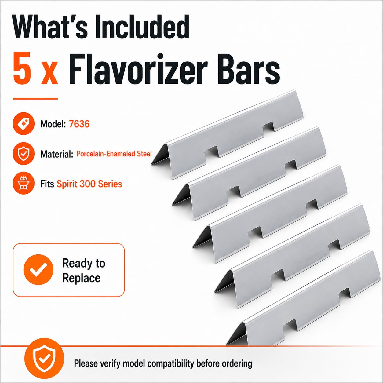 Uniflasy flavorizer bars showcasing compatibility with Weber grills