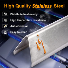 Uniflasy Flavorizer Bars showing stainless steel finish