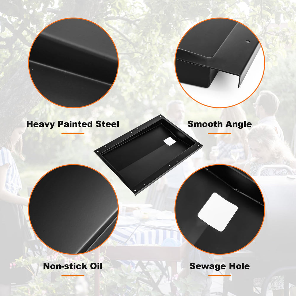 Uniflasy grease tray dimensions showing size