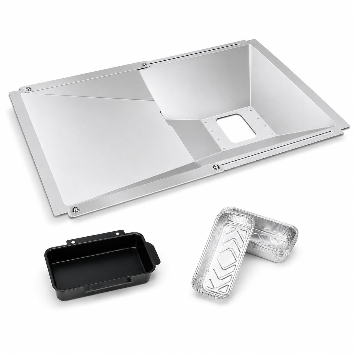 Uniflasy Grease Tray with Catch Pan, adjustable size view