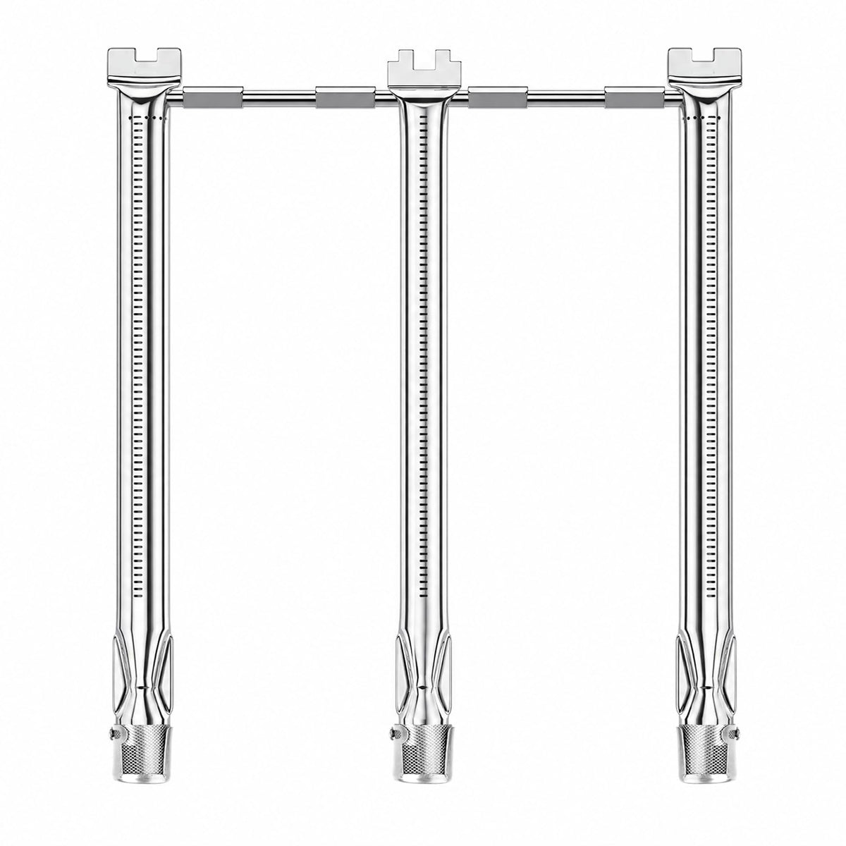 Uniflasy Grill Burner Tubes for Weber Spirit E310, front view