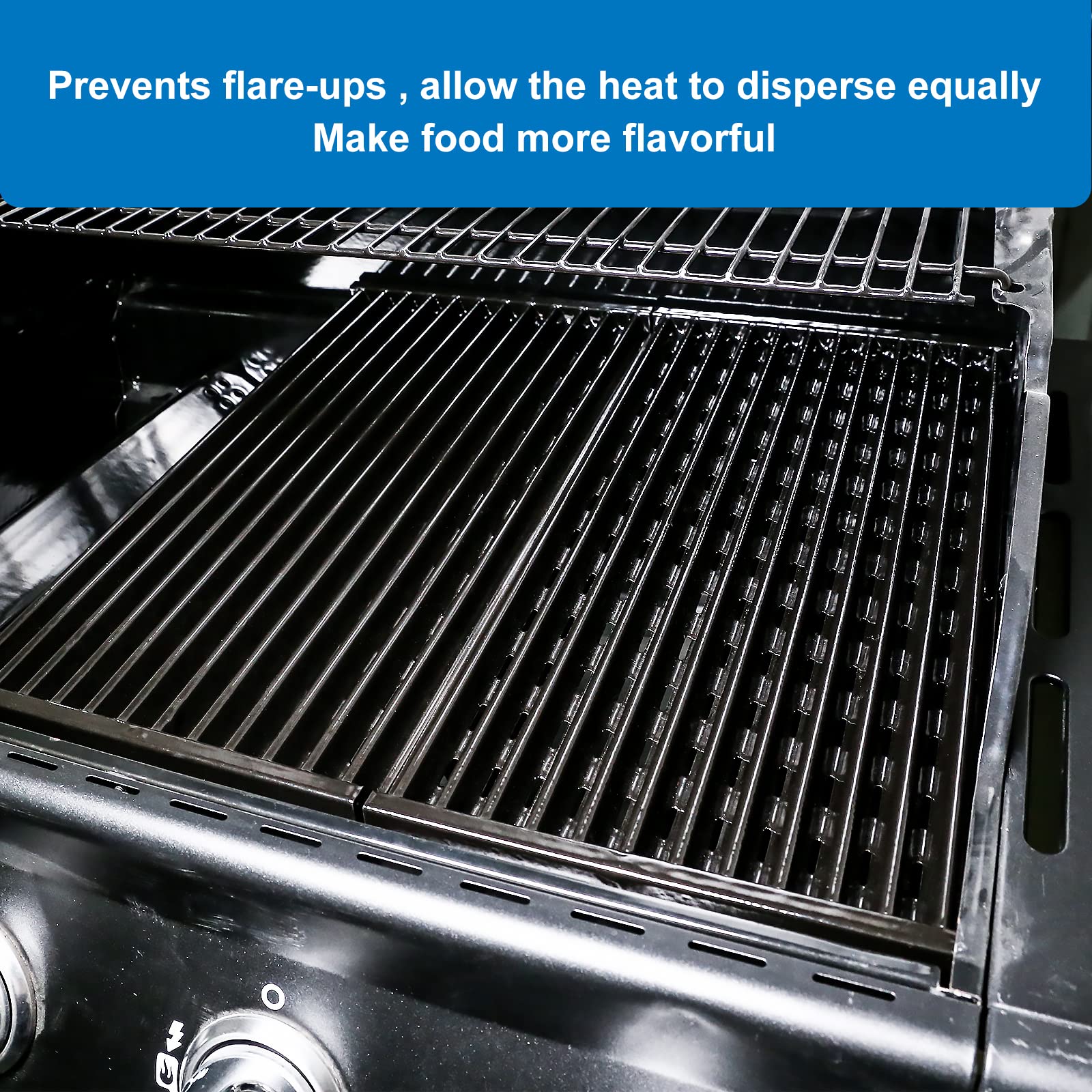 Uniflasy grill grates in package, three pieces included