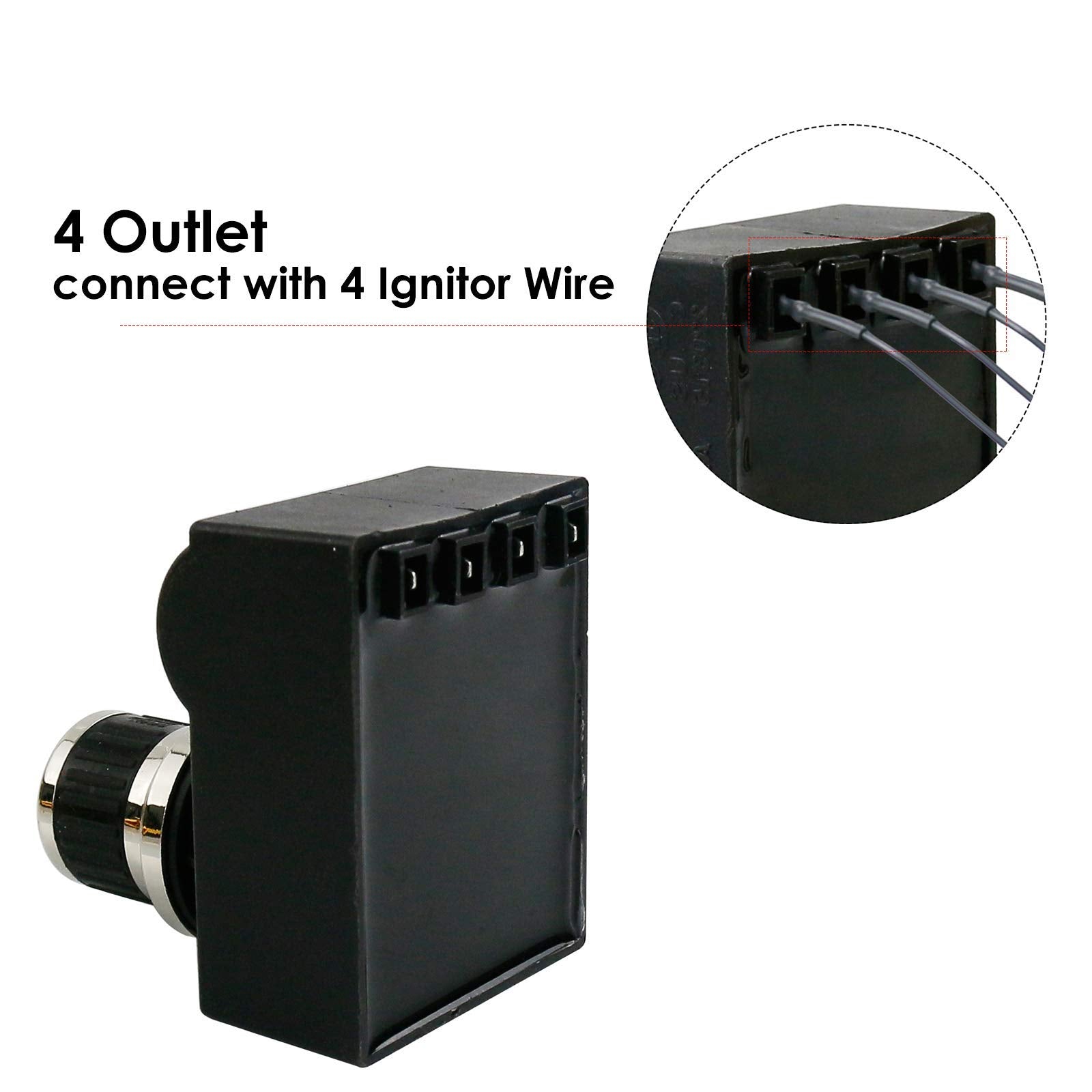 Uniflasy grill ignitor wires with connectors
