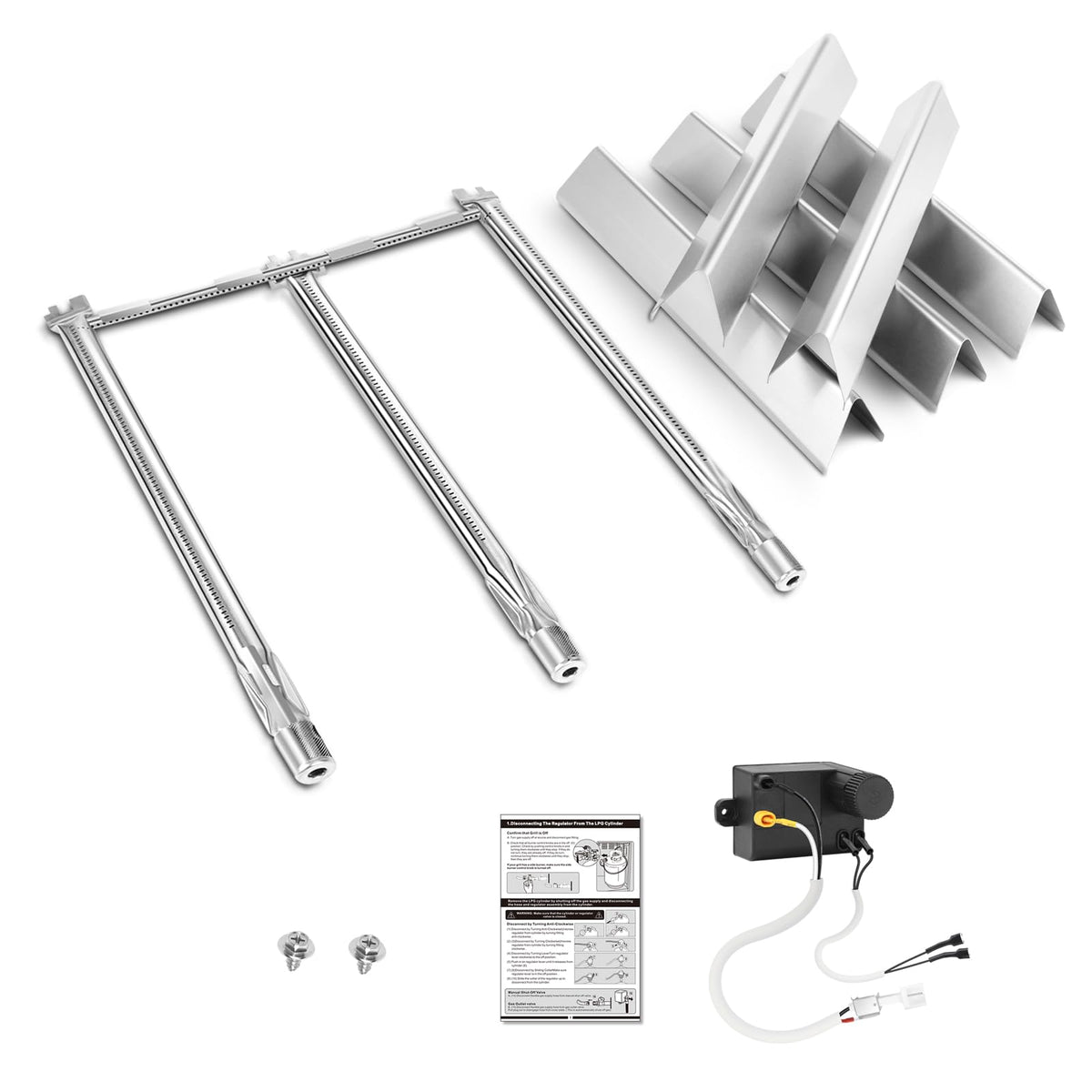 Uniflasy grill parts kit for Weber Spirit E310 with burner tubes