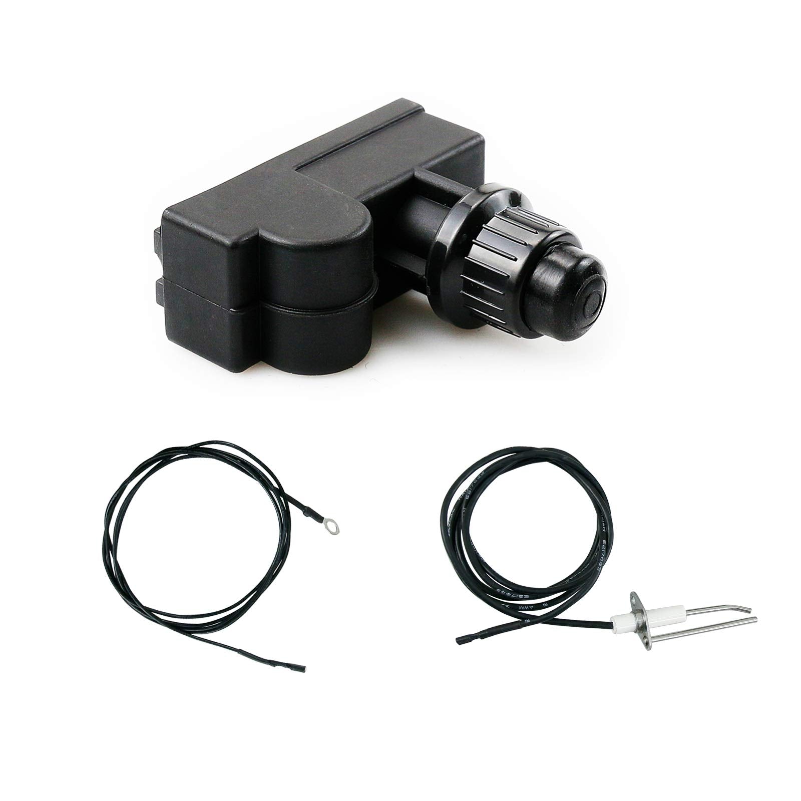 Uniflasy Push Button Ignition Kit front view with components