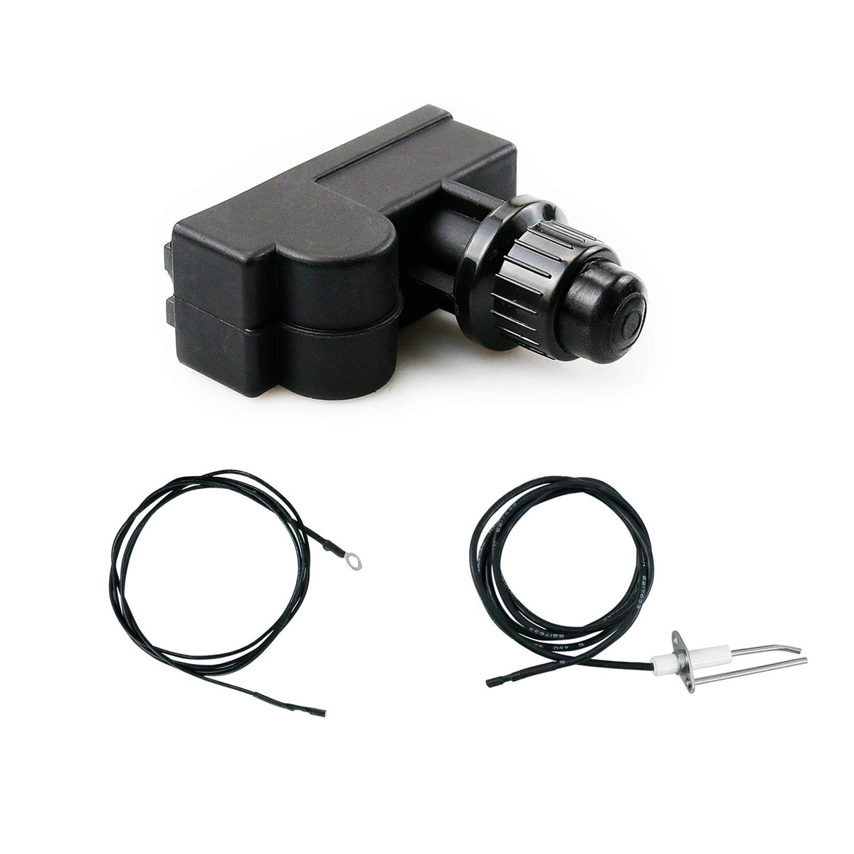 Uniflasy Push Button Ignition Kit front view with components