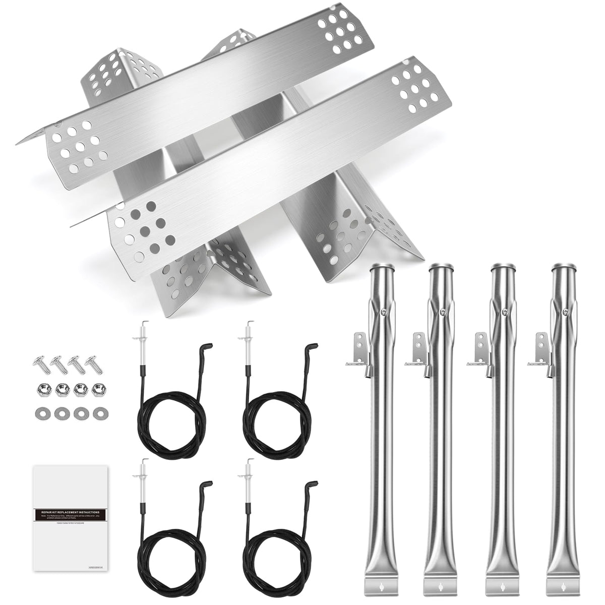 Uniflasy Replacement Parts Kit for Nexgrill with stainless steel burners