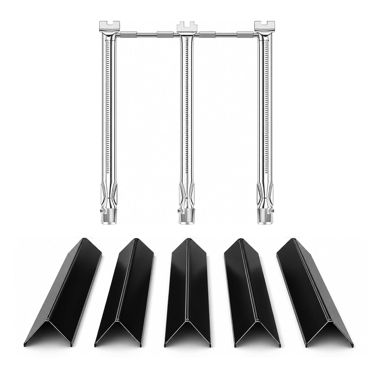 Uniflasy Spirit E310 Grill Parts Replacement Kit with burner tubes and flavorizer bars