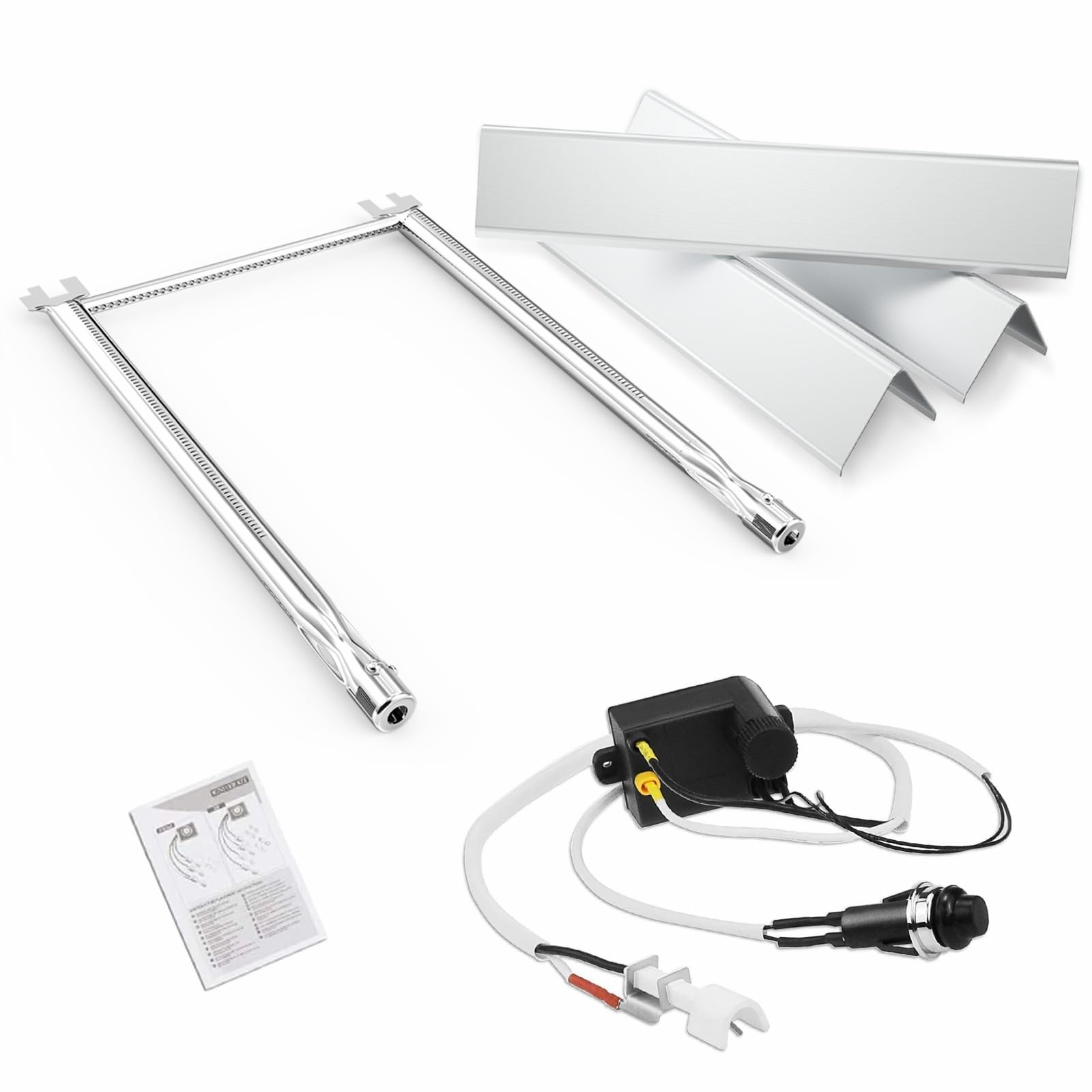 Uniflasy stainless steel flavorizer bars 15.3 inch set