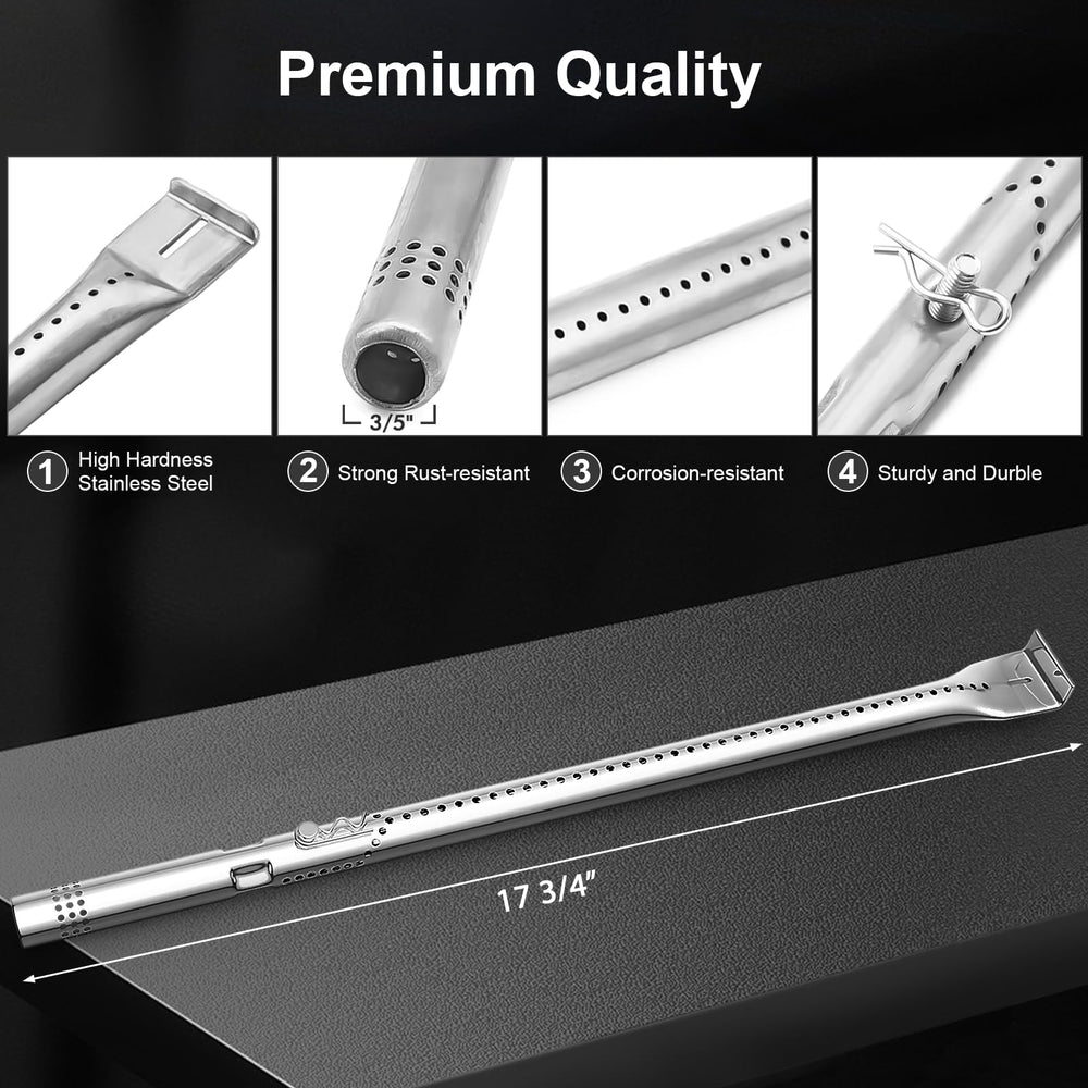 Uniflasy stainless steel grill burners and heat plates
