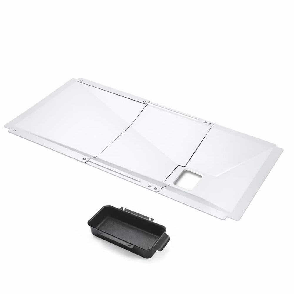 Uniflasy Universal Grease Tray adjustable length front view