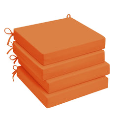 UNIKOME Outdoor Chair Cushion Pack of 4 in orange
