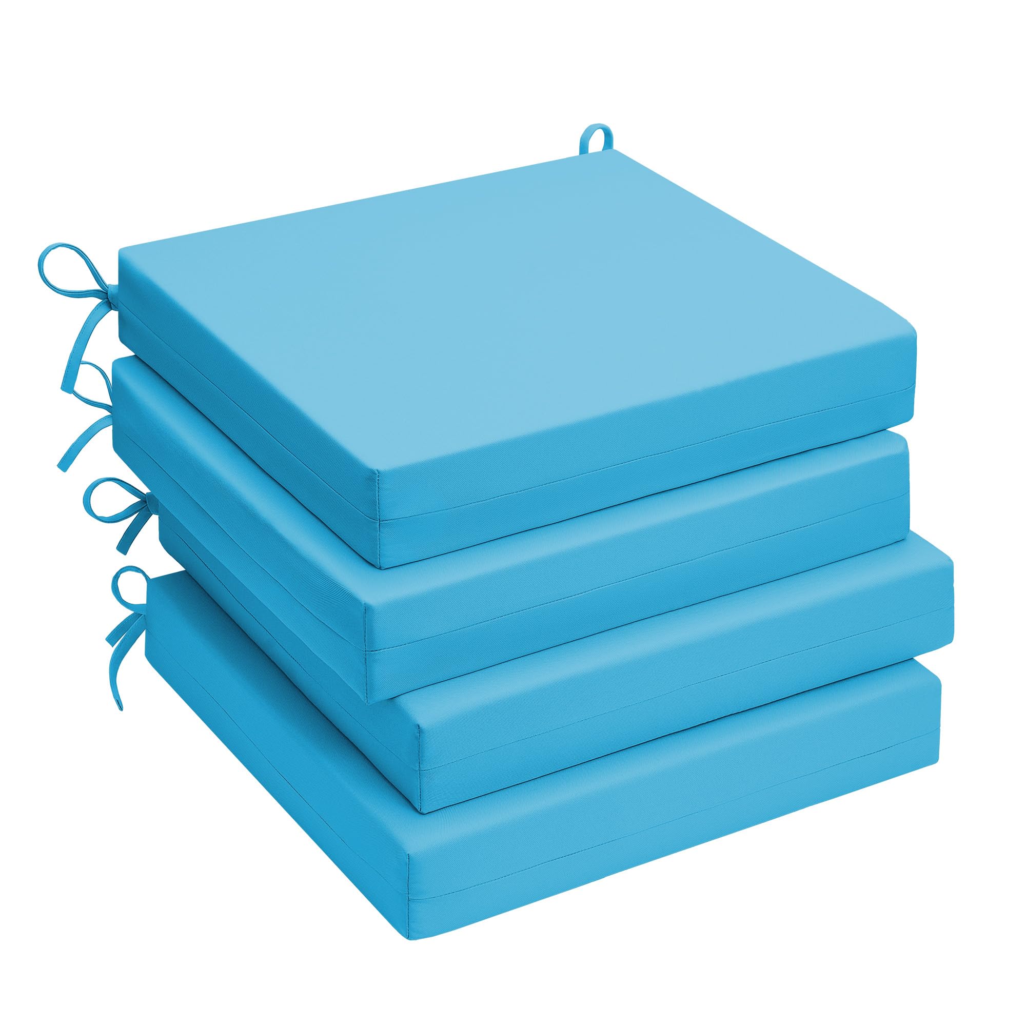 UNIKOME Outdoor Chair Cushions turquoise front view