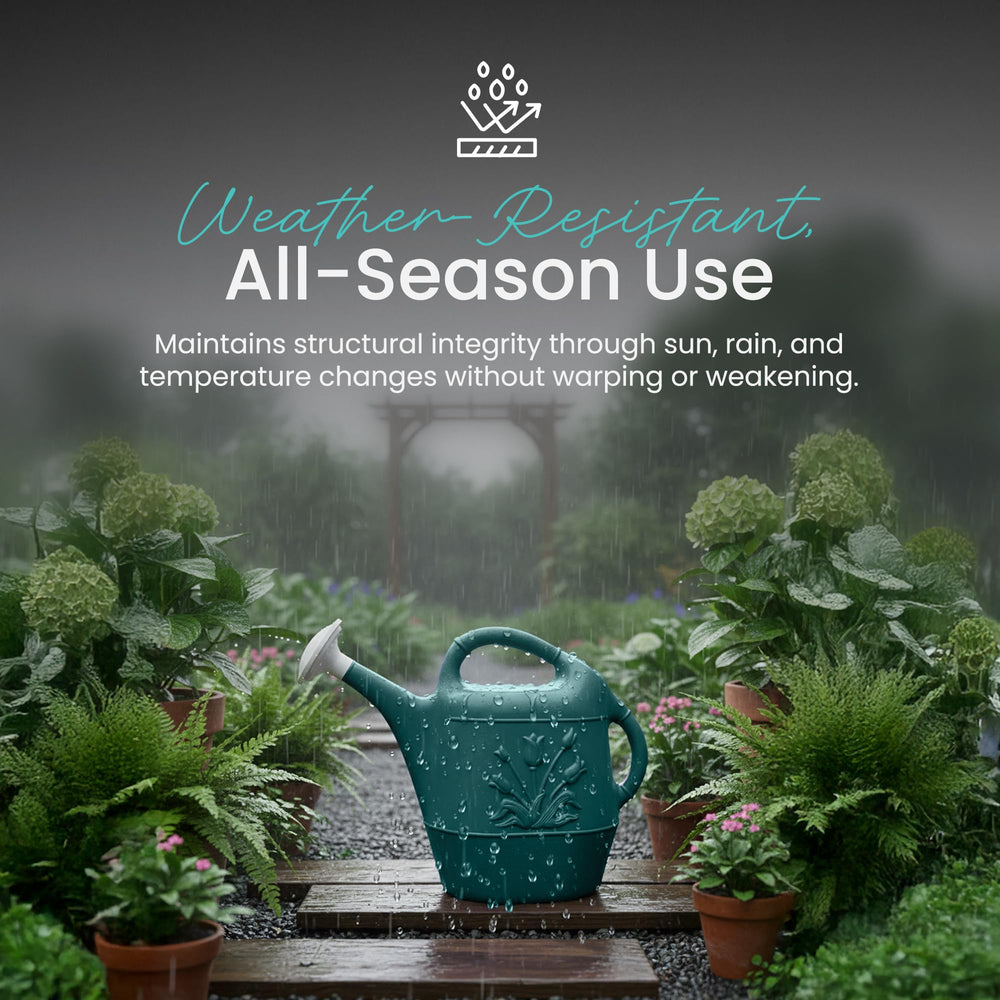 Union Products 2 Gallon Watering Can filled with water