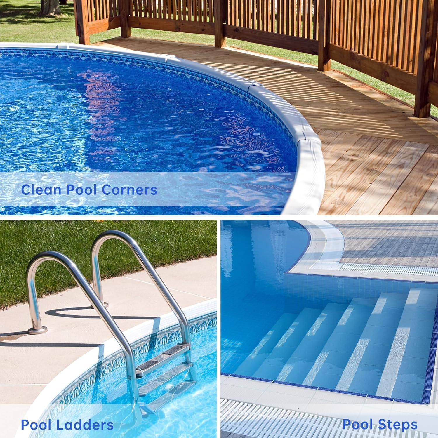 Unipool heavy duty pool brush in packaging