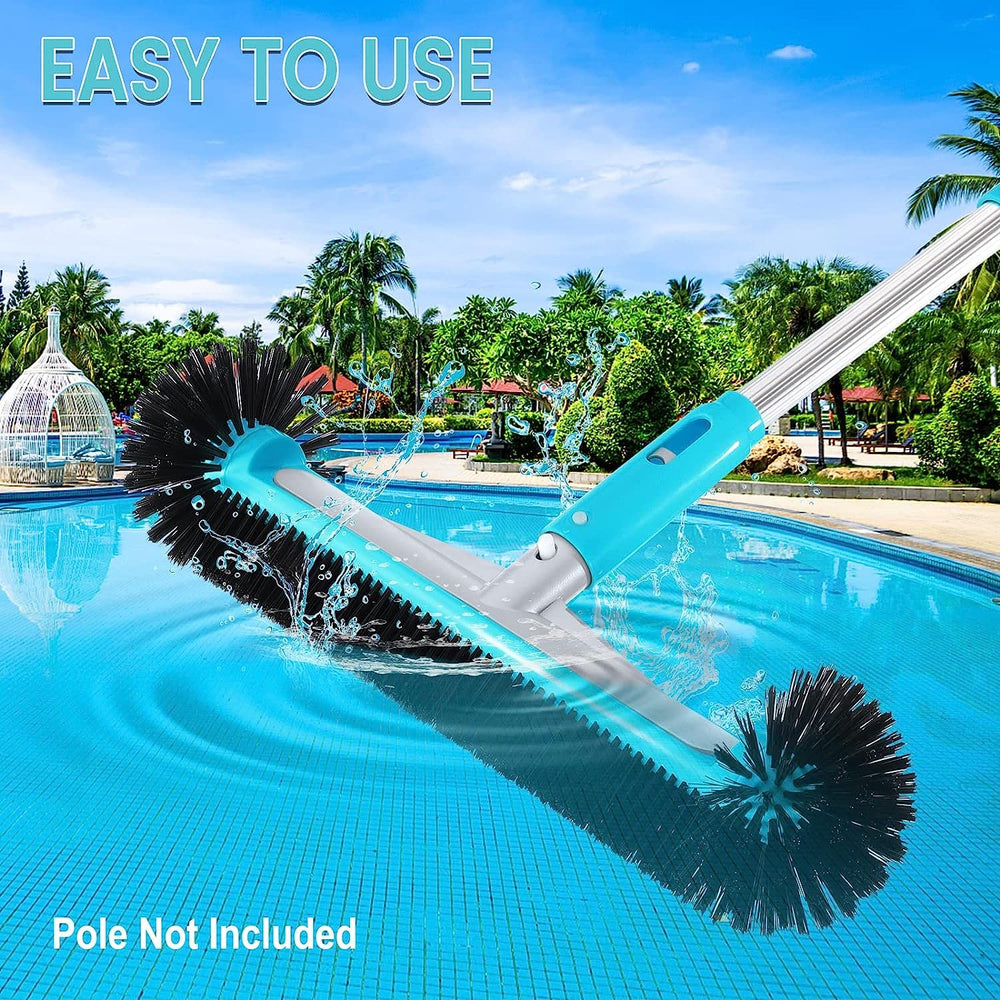 Unipool pool brush against a pool wall
