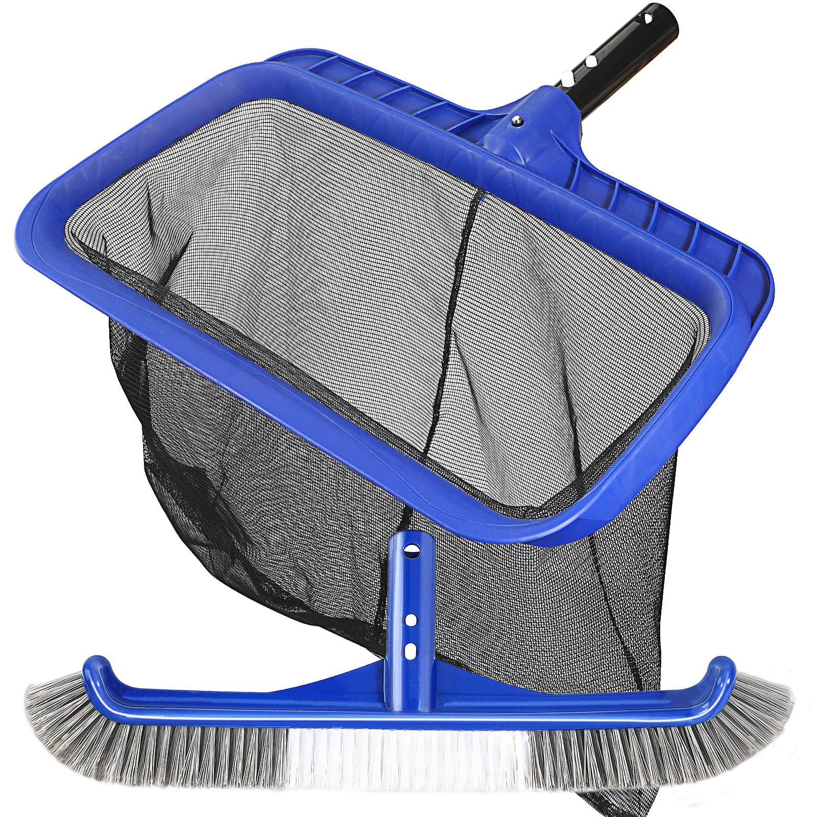 Unipool Pool Brush Head with blue nylon bristles