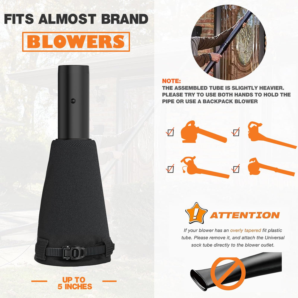 Universal adapter included in Sealegend Gutter Cleaning Kit