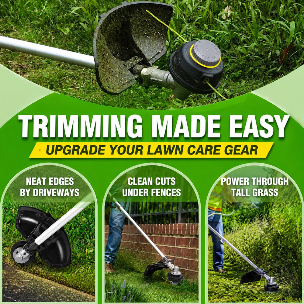 Universal trimmer head with included trimmer line