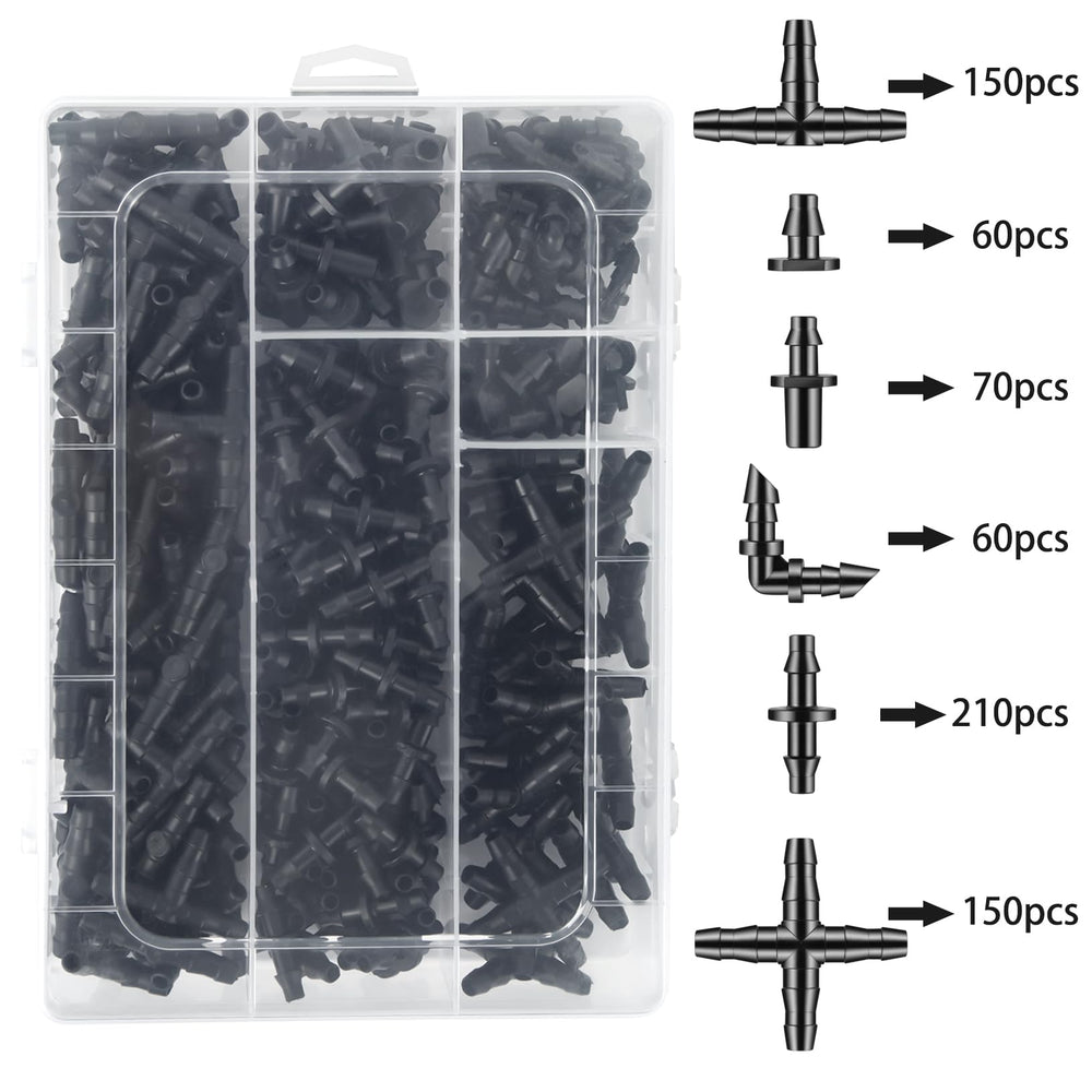Unoutur barbed hose end plugs included in the kit