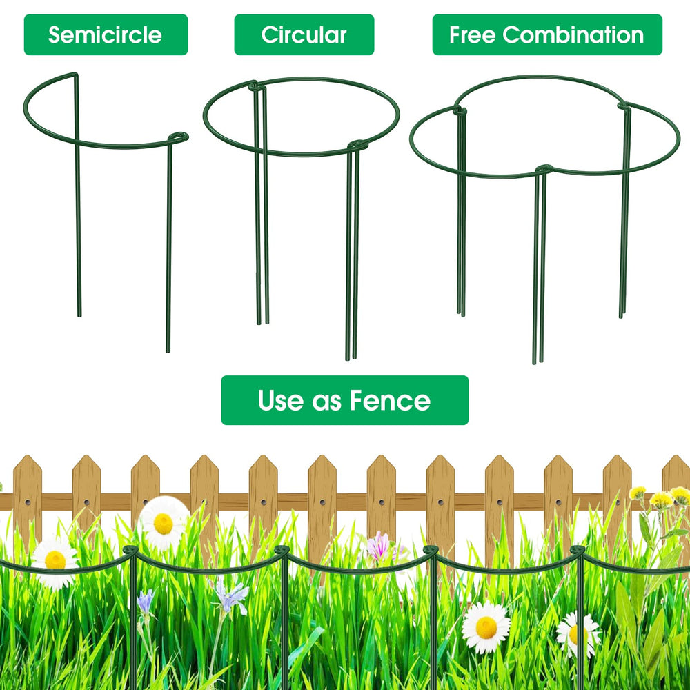 Unves 10 pack of plant stakes with twist ties and clips