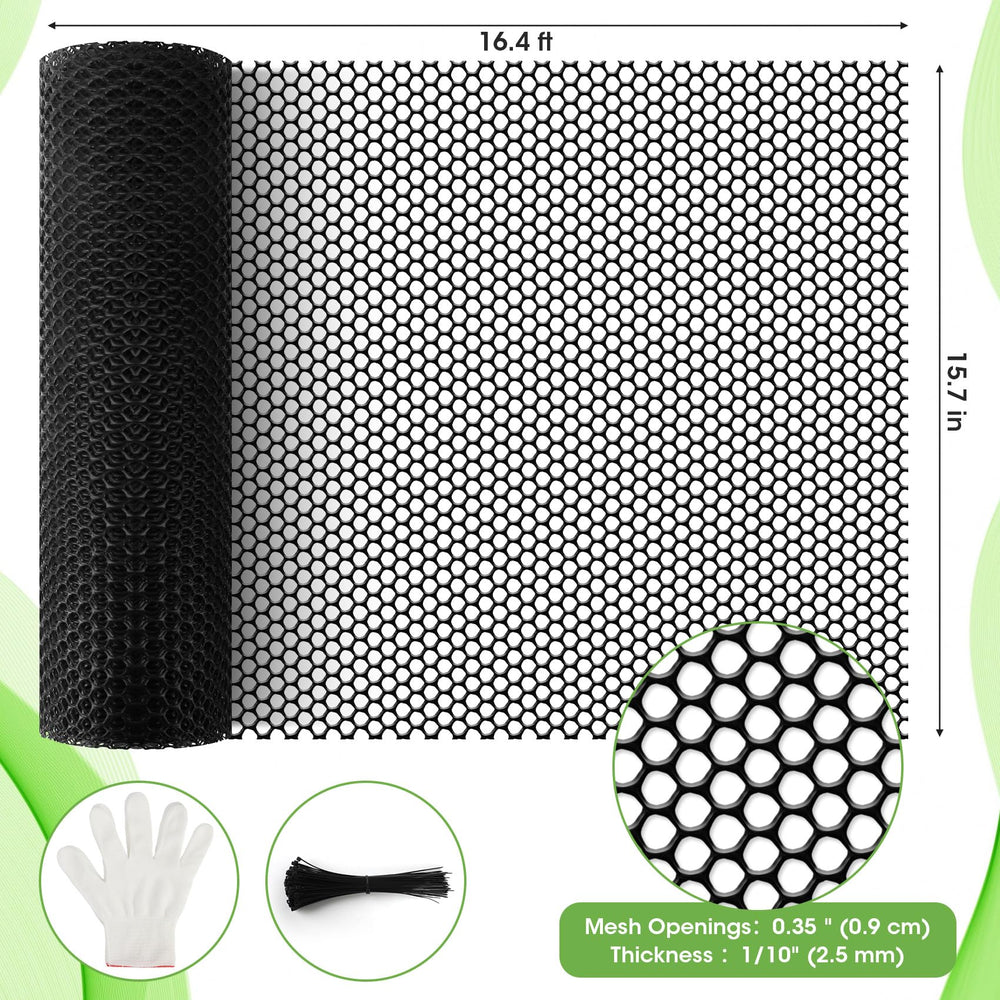 Unves Chicken Wire Plastic Mesh cut to custom size
