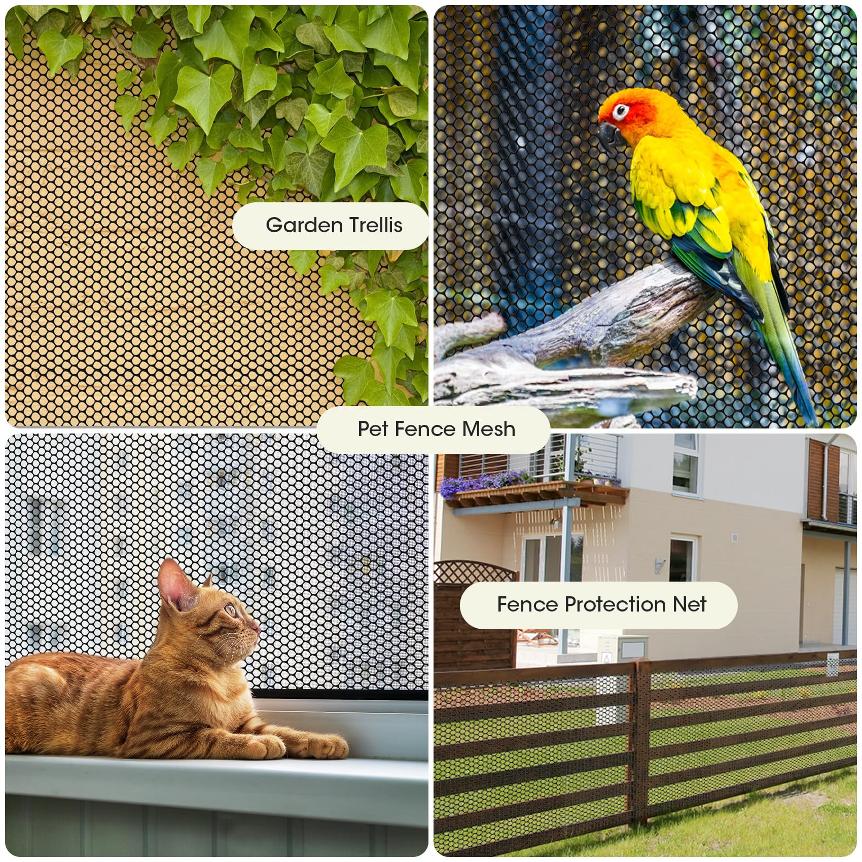 Unves Chicken Wire Plastic Mesh for poultry fencing