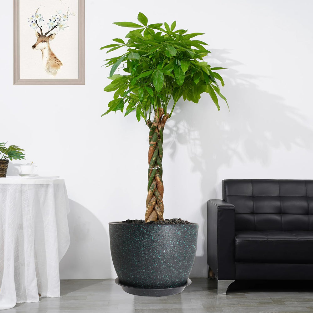 UOUZ 12-inch planter in a modern living room setting