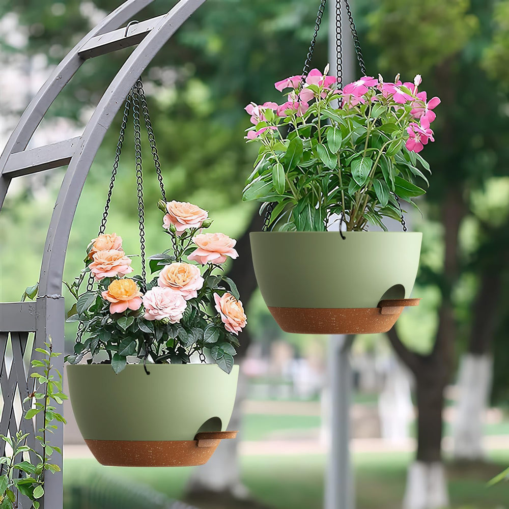 UOUZ hanging planters in modern home decor setting