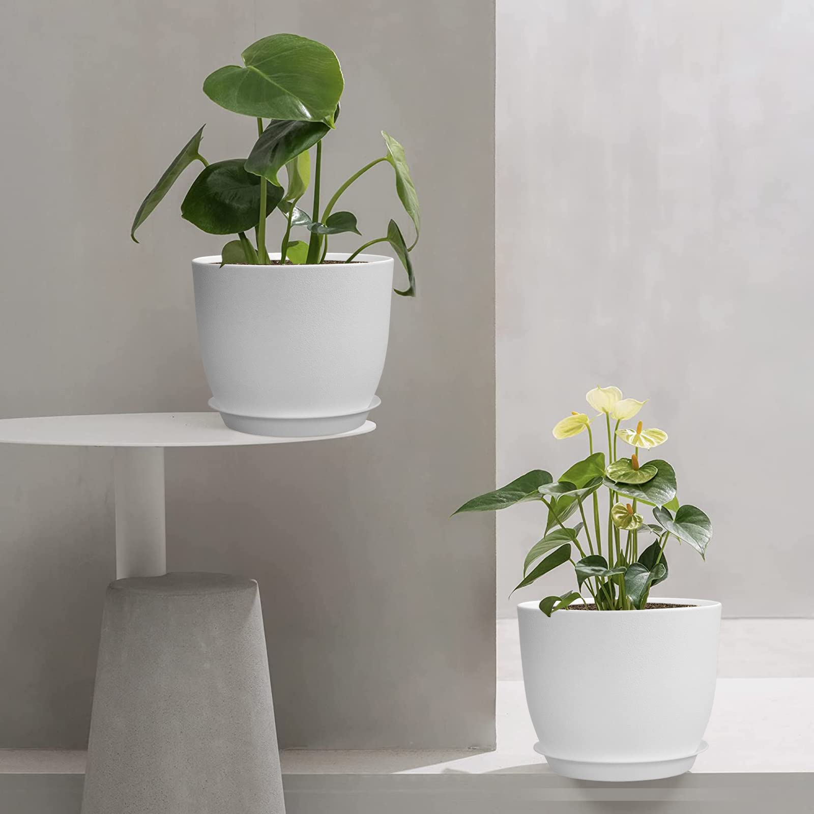 UOUZ large plant pots showcasing drainage features
