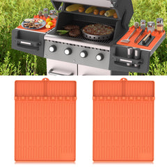 Uozuke Silicone Grill Mat front view with 8 slots