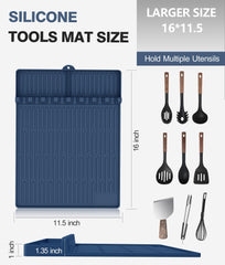 Uozuke Silicone Grill Mat laid out on a grill shelf
