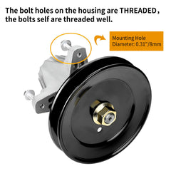 UP2WIN Spindle Assembly 918-04822B dimensions displayed