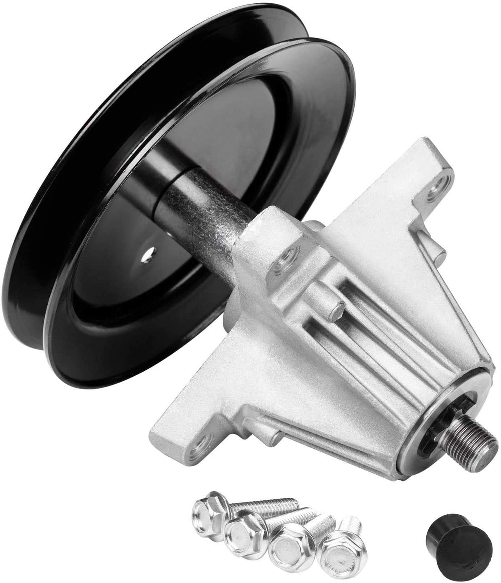 UP2WIN Spindle Assembly 918-04822B mounted on a lawn mower
