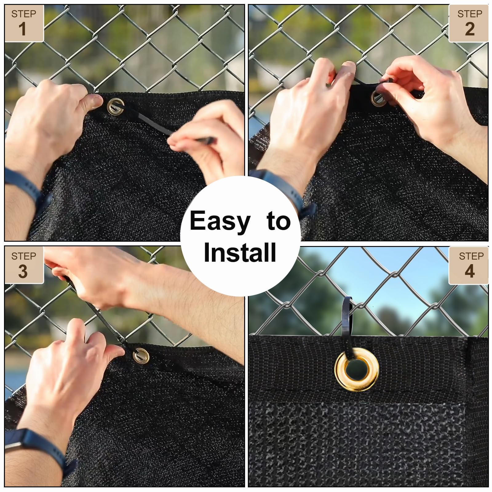 UPGRADE Balcony Privacy Screen installed on a balcony