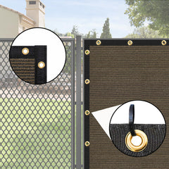 UPGRADE Balcony Privacy Screen installed on a patio railing
