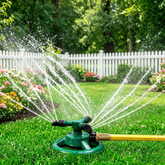 UPOFFICIS Yard Sprinkler green model front view