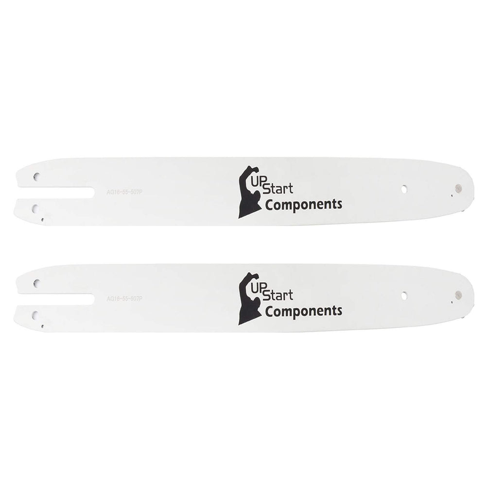 UpStart Components 16-Inch Chainsaw Guide Bar front view