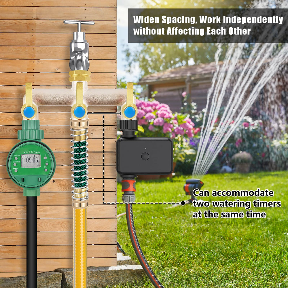 UQM 3 Way Hose Splitter with rubber washers and sealing tape included