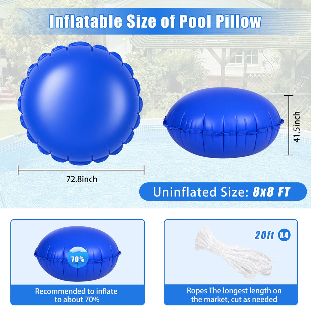 UQM pool pillow double valve design for easy inflation