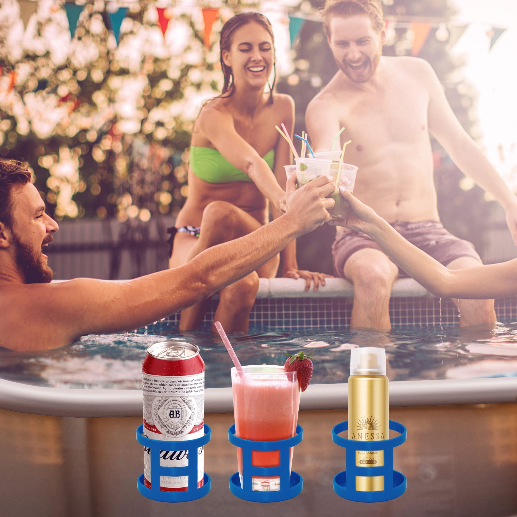 UQOOQFA poolside cup holder packaging front view