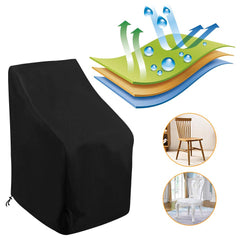 Uranshin Stacking Outdoor Chair Cover in storage bag