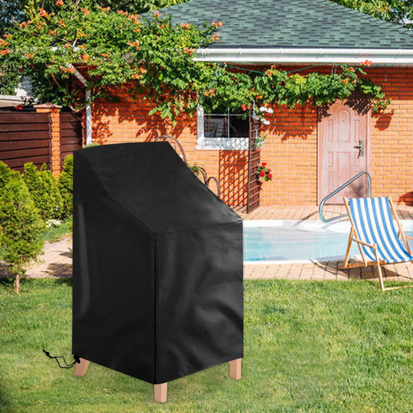 Uranshin Waterproof Chair Cover being wiped clean