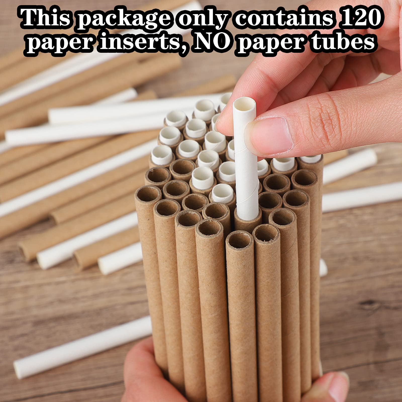 URATOT Mason Bee Paper Inserts on a garden table